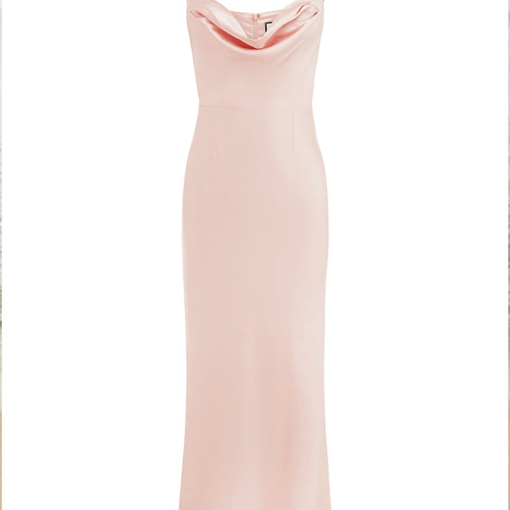 Pink Satin Dress